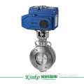 Electric hard seal to flange butterfly valve